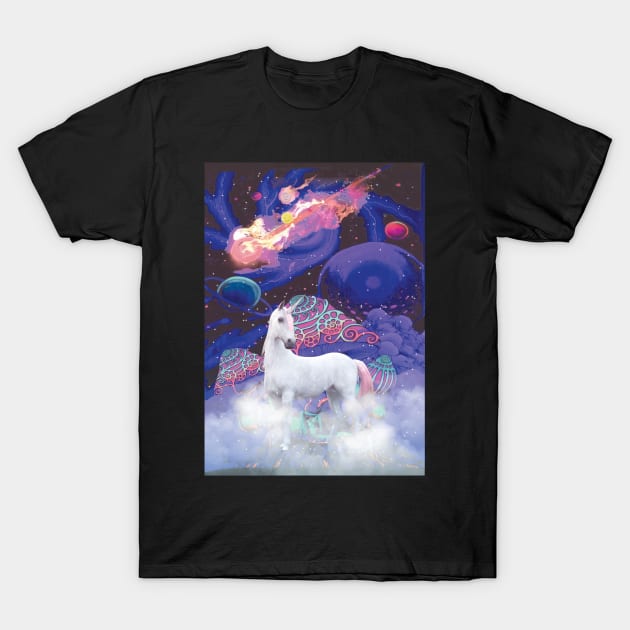 Psychedelic Tshirt LSD Unicorn T-Shirt by avshirtnation